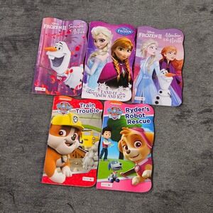 Lot of 5 Disney Frozen II & Paw Patrol Storybook Bendon Imagine Ink Bundle